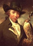 Philip Reinagle Man with Falcon Germany oil painting artist